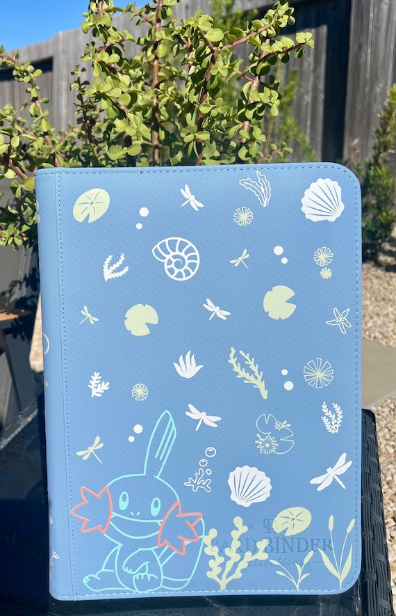 mudkip card binder Collectable Pokemon Mimikyu / 4 pocked  MarinkiArt Mudkip - Pokemon TCG Binder