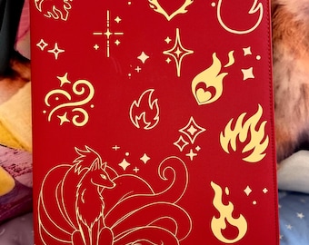 Ninetales Fire Binder | 9-Pocket 720 Card Holder | Pokémon-Inspired Collector Binder