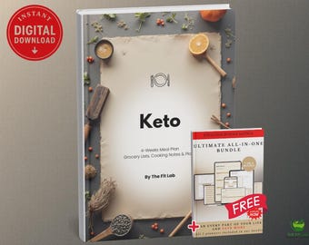 4-Week Keto Meal Plan: Recipes & Grocery Lists (Printable PDF)