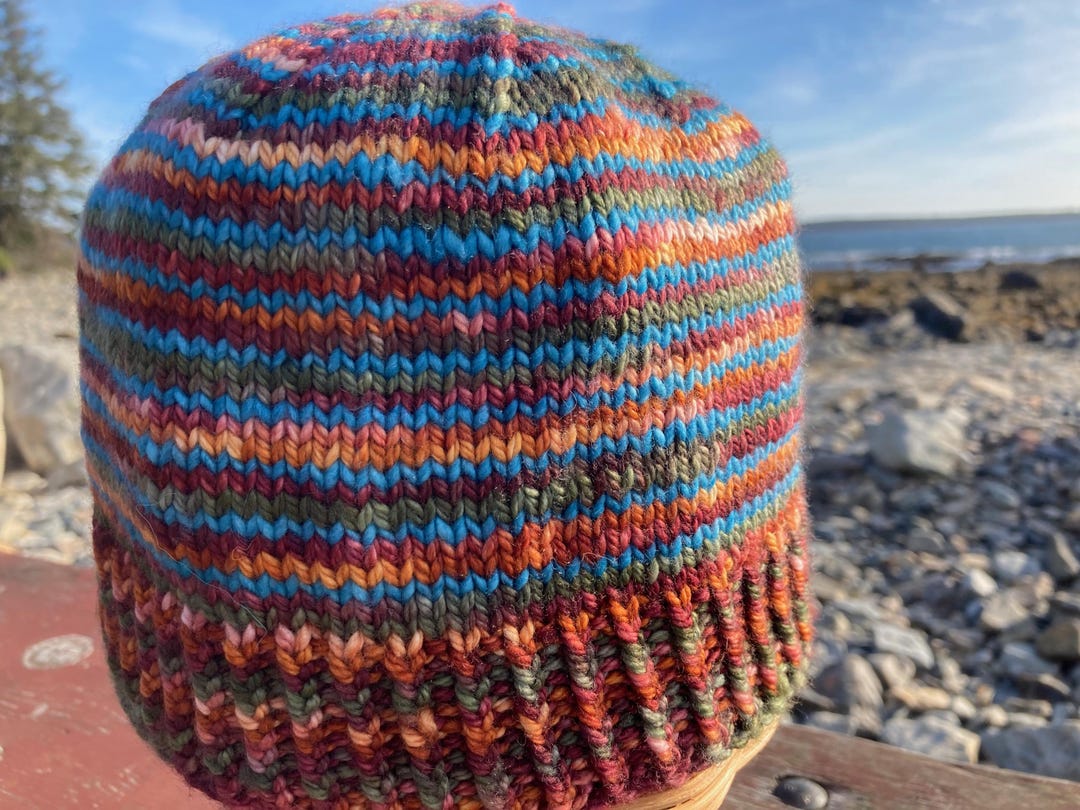 Hand Knit Toque-fall Colors - Etsy