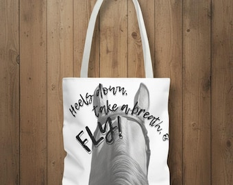 Equestrian Tote Bag Horse Lovers Gift