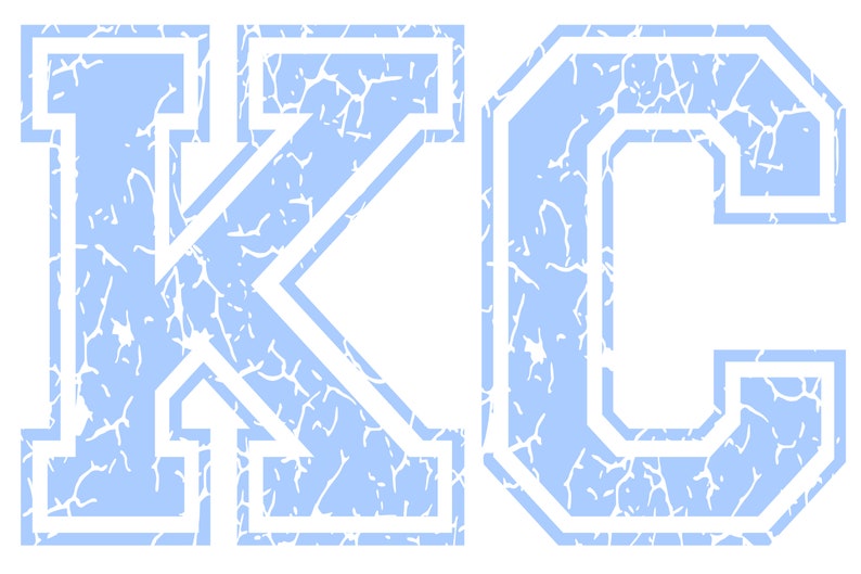 Kansas City, KC, Crackle Design, SVG File, PNG Files image 2
