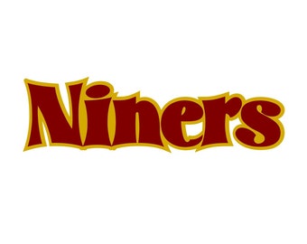 49ers / Niners Retro SVG File, Cut File