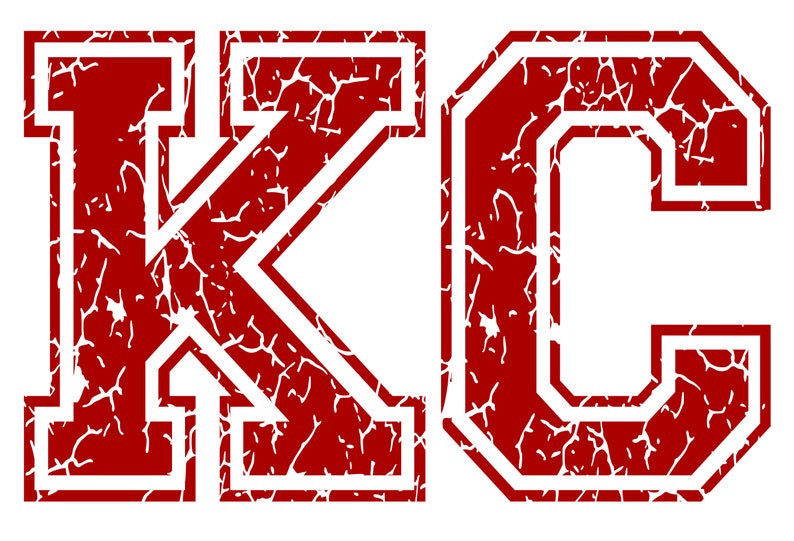 Kansas City, KC, Crackle Design, SVG File, PNG Files image 4