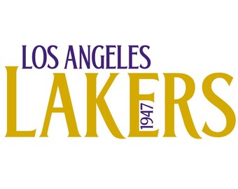 Los Angeles, Lakers, Established Year SVG File, Cut File, PNG File