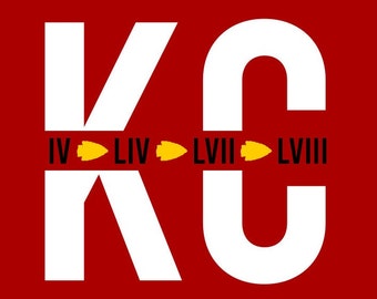 KC Super Bowl Champs SVG File, PNG File