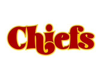 Chiefs Retro SVG File, Cut File