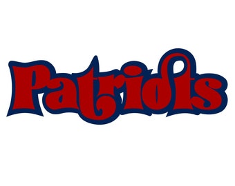 Patriots Retro SVG File, Cut File