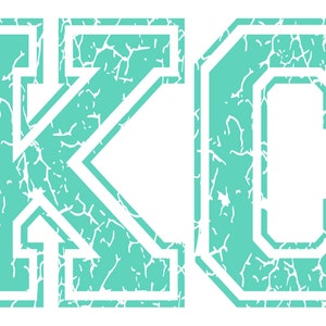 Kansas City, KC, Crackle Design, SVG File, PNG Files image 3