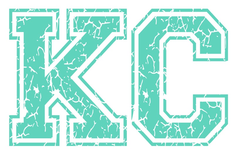 Kansas City, KC, Crackle Design, SVG File, PNG Files image 3