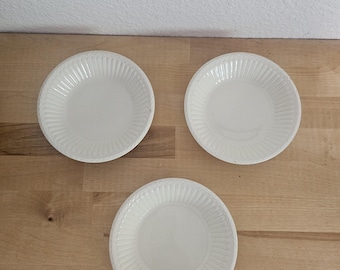 Set of 3 Wedgwood Edme Dessert Bowls, Vintage Creamware Berry Bowls, Wedgwood of Etruria & Barlaston England, 6.5 Inch Bowls