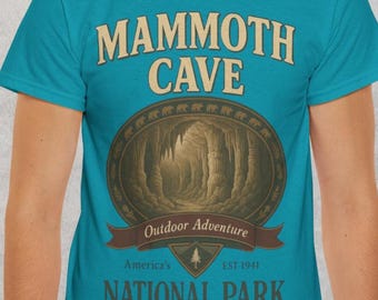 Mammoth Cave National Park Shirt Vintage Cave Tee Explorers Gift Hiking Travel Adventure Graphic