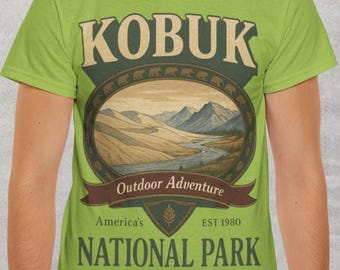 Kobuk Valley National Park Shirt Vintage Alaska Tee Outdoor Lovers Gift Hiking Travel Graphic