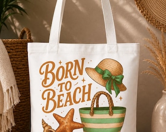 Bolso de playa, regalo de verano para mujer, compras de vacaciones, estilo costero encantador