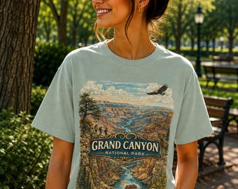 Grand Canyon National Park Shirt Arizona Hiking Gift Outdoor Adventure Vintage Travel Tee