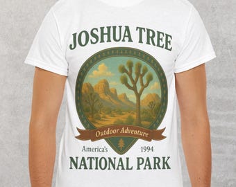 JOSHUA TREE Shirt National Park Graphic Tee Shirt Retro Desert