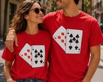 67 Poker Cards Graphic T-Shirt, Casino Gambler Playing Card Design, Number Gift