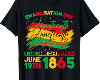Juneteenth Black Freedom 1865 African American Pride-tröja