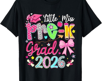 Little Miss förskoleexamen 2026-tröja förskoleexamen rosett flicktröja