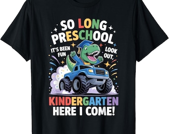 So Long förskoletröja för klass 2025 examen pojkar t-shirt