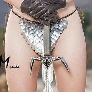 Red Sonja Style Scale Skirt