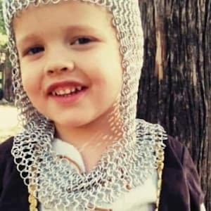 Costume Armor for Kids Knights Coif