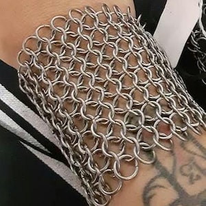 Stainless Steel Chainmaile Bracers