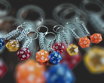 Chainmaille D20 Keychains