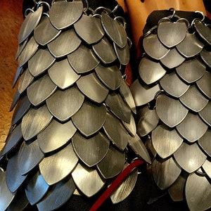 Scale &Leather Bracers