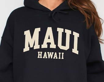 Maui Hawaii Sweatshirt – Island Style Hoodie, Gildan & Comfort Colors Crewneck Sweatshirt