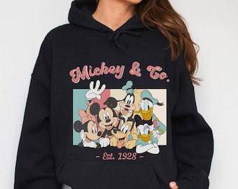 Mickey & Co Sweatshirt, Mickey and Co. est. 1928 Sweatshirt, Mickey And Friends Hoodie, Disney Sweatshirt, Disney Trip Sweatshirt