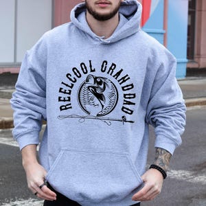 Reel Cool Dad Hoodie, Fishing Dad Sweater, Fathers Day Gift, Dad Birthday Gift, Fisherman Sweatshirt, Dad Fisherman Christmas Gift Sweater bild 11