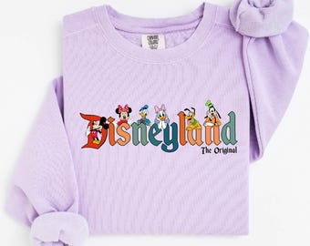 Disneyland Original Sweatshirt, Mickey And Friends Sweatshirt, Disney Travel Team Sweater, Mickey Disneyland Sweatshirt, Disneyland Hoodie