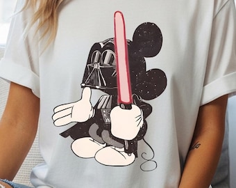 Mickey Mouse Star Wars Tee, Disney Friends Shirt, Mickey Mouse T-shirt, Vintage Mickey Graphic Tee, Disneyland Family Vacation Shirt