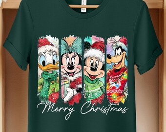 Disneys julsnöflingetröja, Musse Pigg och vänner jultröja, Musse Piggs riktigt goda jultröja, Disneys familjejultröja