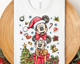 Musse & Mimmi jultröja, Musse och vänner jultröja, Musse & vänners riktigt god jul-tröja, Disney familj jultröja