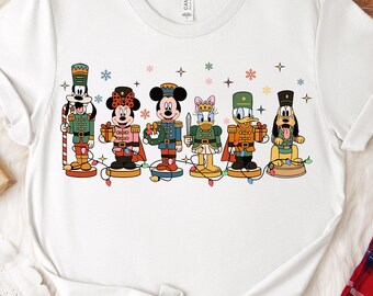 Disney Christmas Nutcracker Shirt,Mickey And Friends Nutcracker Shirt,Mickey's Very Merry Christmas Sweatshirt,Disney Family Christmas Tee