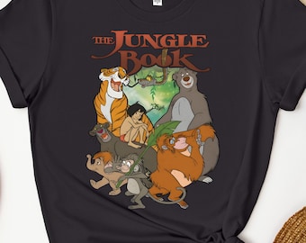 Disney The Jungle Book Shirt, Disney Animal Kingdom Shirt, Vintage Jungle Book T-shirt Magic Kingdom Tee,Disney Mowgli Shirt,Disney Trip Tee