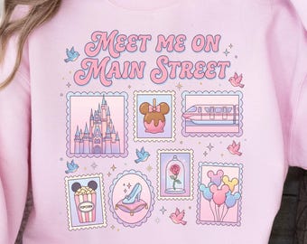 Meet Me On Main Street Shirt, Disneyland 2026 Vacation Tee, Epcot Drinking Shirt, Retro Disney Family Trip T-Shirt, Disney Vacation Shirt