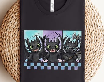 How To Train Your Dragon Shirt, Epic Universe Toothless Shirt, Light Fury Shirt, Night Fury Shirt, Disney Dragons Tee, Disney Trip Shirt