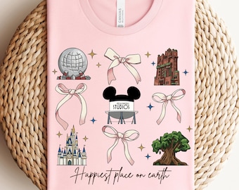 Happiest Place On Earth Shirt, Disneyland Family Vacation Tee, Epcot Drinking Shirt, Retro Disney Family Trip T-Shirt, Disney Vacation Shirt