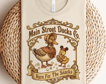 Disney Main Street Ducks Shirt, Disneyland Family Vacation Tee, Epcot Drinking Shirt, Retro Disney Family Trip T-Shirt,Disney Vacation Shirt