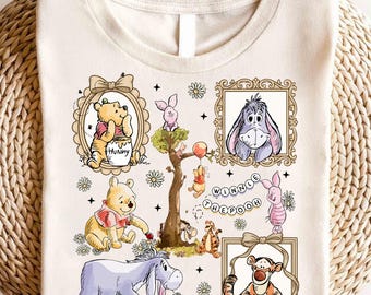 Winnie The Pooh Coquette Shirt,Winnie The Pooh Shirt,Pooh Bear And Friends T-Shirt,Disney Pooh T-Shirt,Cute Pooh Bear Shirt,Disneyland Shirt