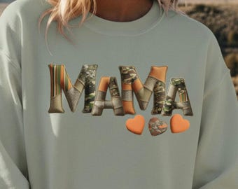 Camo Mama PNG / Patchwork Mama / Diseño acolchado. (Descarga digital)