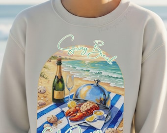 Vacaciones de primavera en Papúa Nueva Guinea / Cena de chicas 2026 / Langosta y champán en la playa. (Descarga digital)