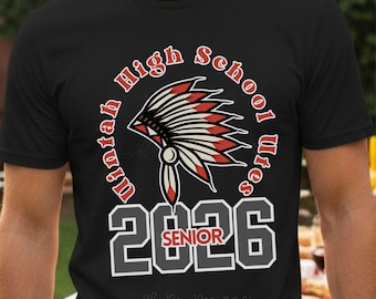 Camiseta de los Utes de Uintah 2026 / Camiseta de graduación de último año