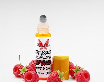 Raspberry Roll On Lip Oil - Riot Berry