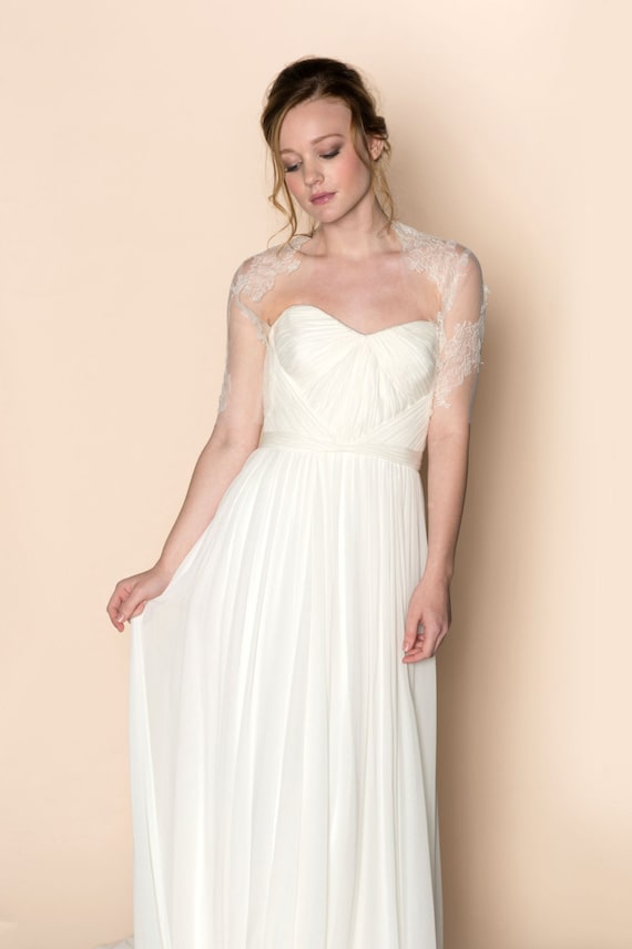 Shrug for strapless best sale dress