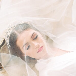 Ethereal Bridal Illusion Cathedral length veil image 2