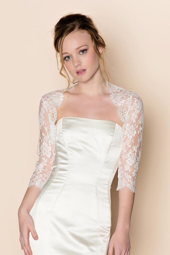 Sheer lace shop shrug